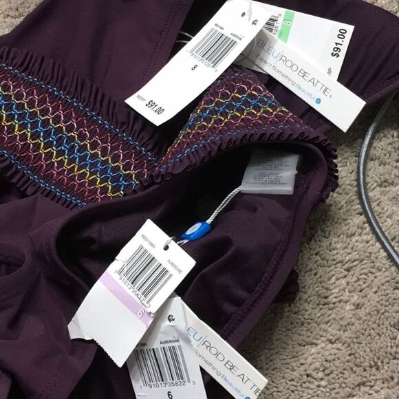 BLEU Rod Beattie tankini set. Mixed 8/6 NWT - Picture 4 of 5